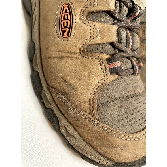 Keen Womens Hiking Boots Size 9.5 Brown and Black Mid Steens Outdoor Walking - Picture 4 of 11